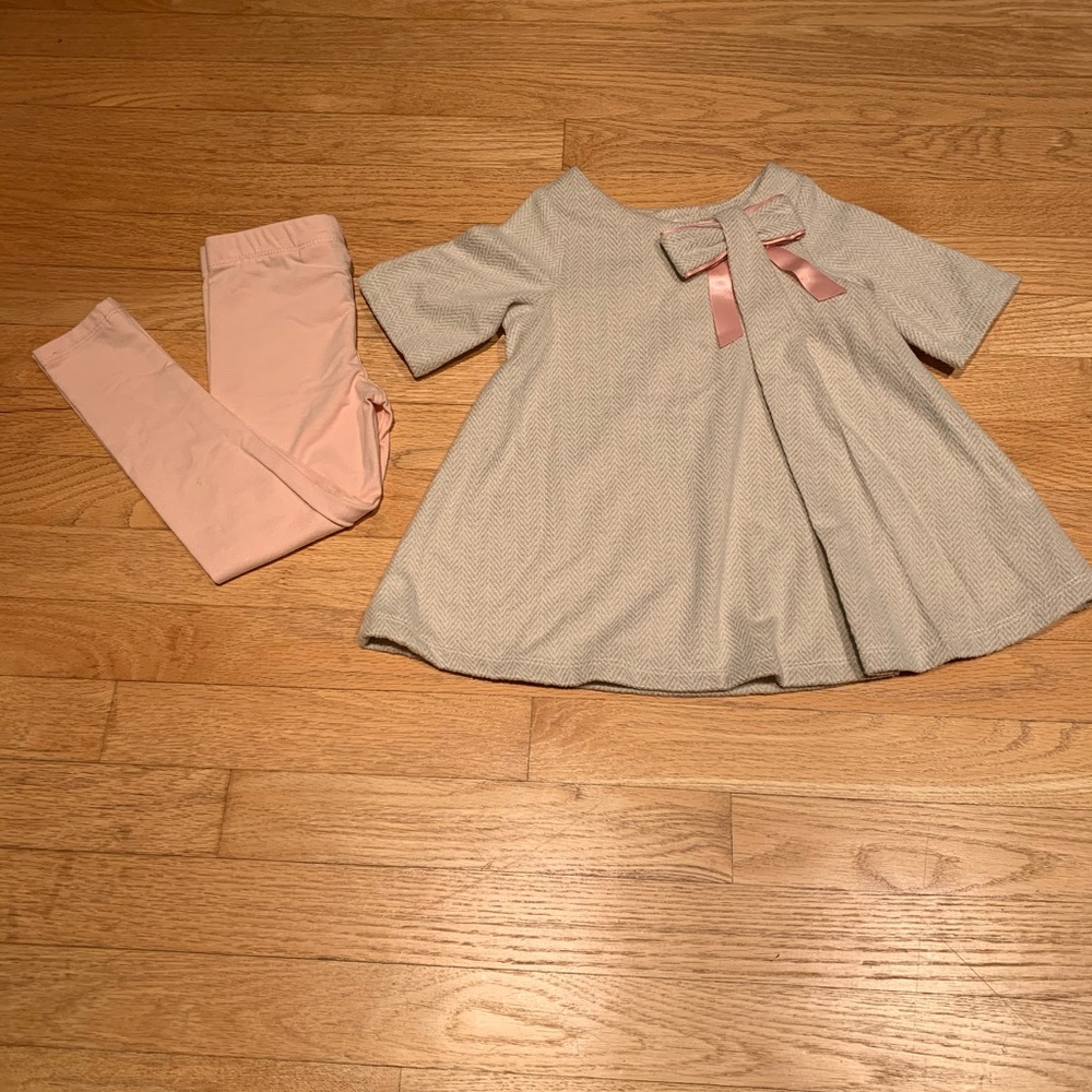 Tahari Girls Dress and Leggings 👗